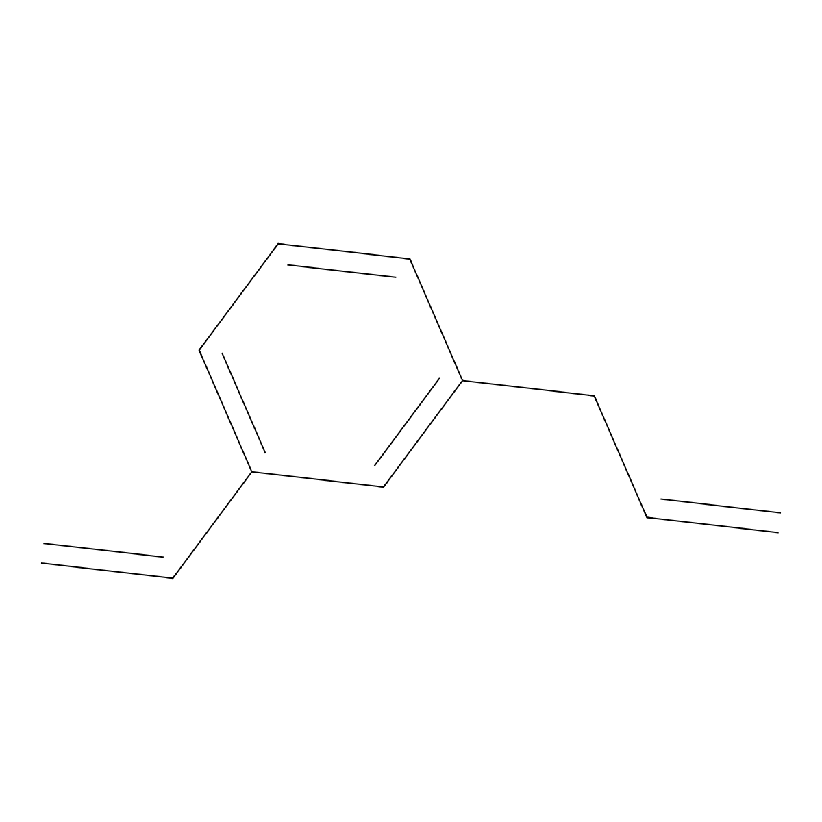 1-Ethenyl-3-(prop-2-en-1-yl)benzene molecular structure, CAS 1256468-30-0