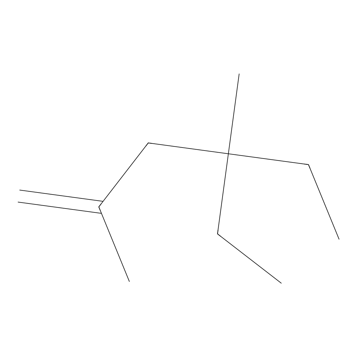 4-Ethyl-2,4-dimethylhex-1-ene molecular structure, CAS 1256469-73-4