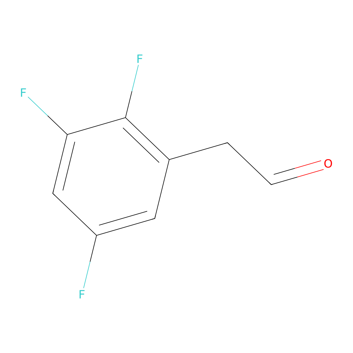 2-(2,3,5-Trifluorophenyl)acetaldehyde molecular structure, CAS 1256469-90-5