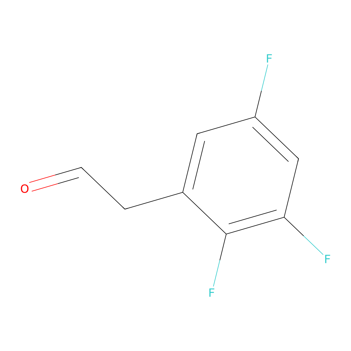 2-(2,3,5-Trifluorophenyl)acetaldehyde molecular structure, CAS 1256469-90-5