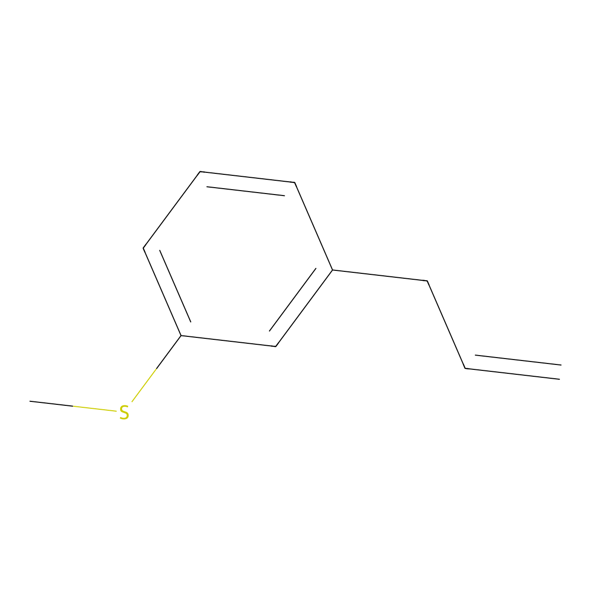 3-[3-(Methylthio)phenyl]-1-propene molecular structure, CAS 1256469-93-8