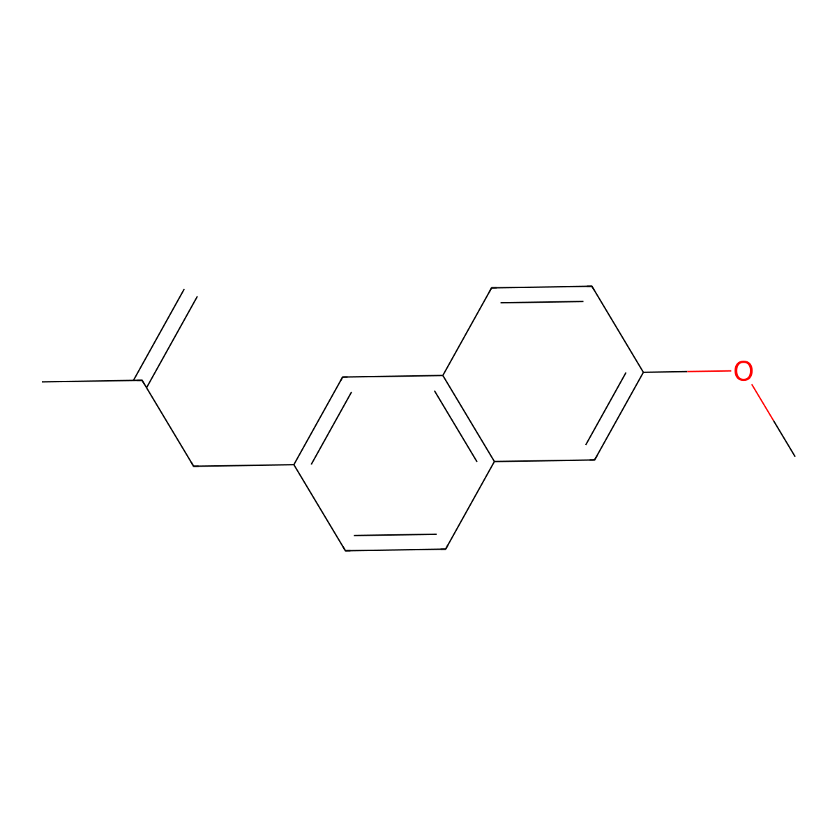 3-(6-Methoxy-2-naphthyl)-2-methyl-1-propene molecular structure, CAS 1256470-59-3