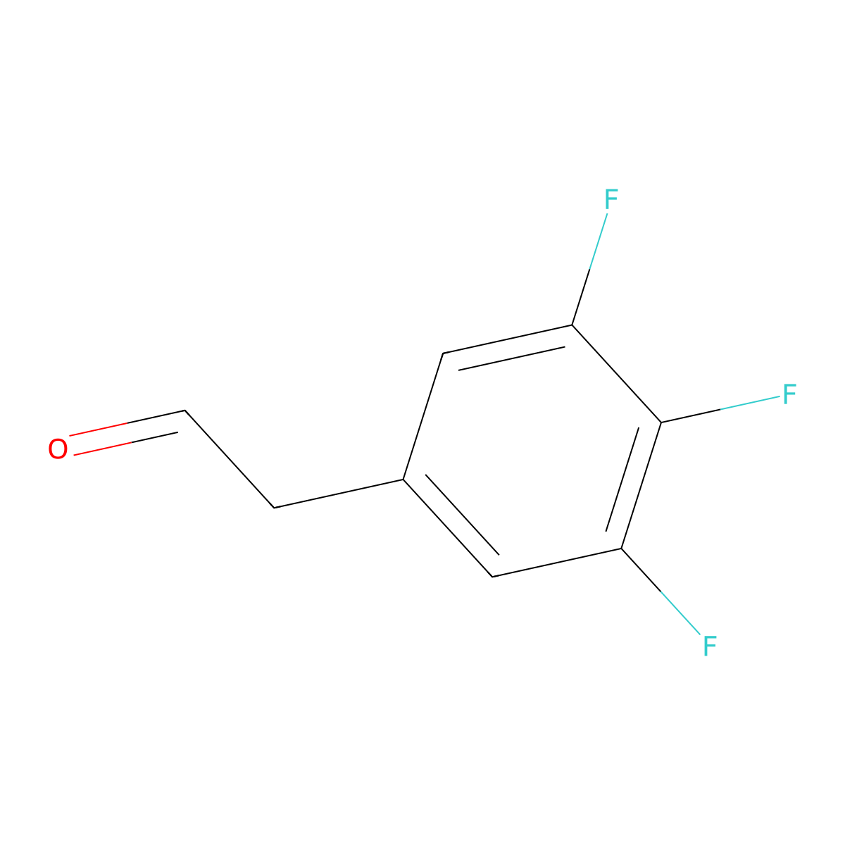 2-(3,4,5-Trifluorophenyl)acetaldehyde molecular structure, CAS 1256477-61-8
