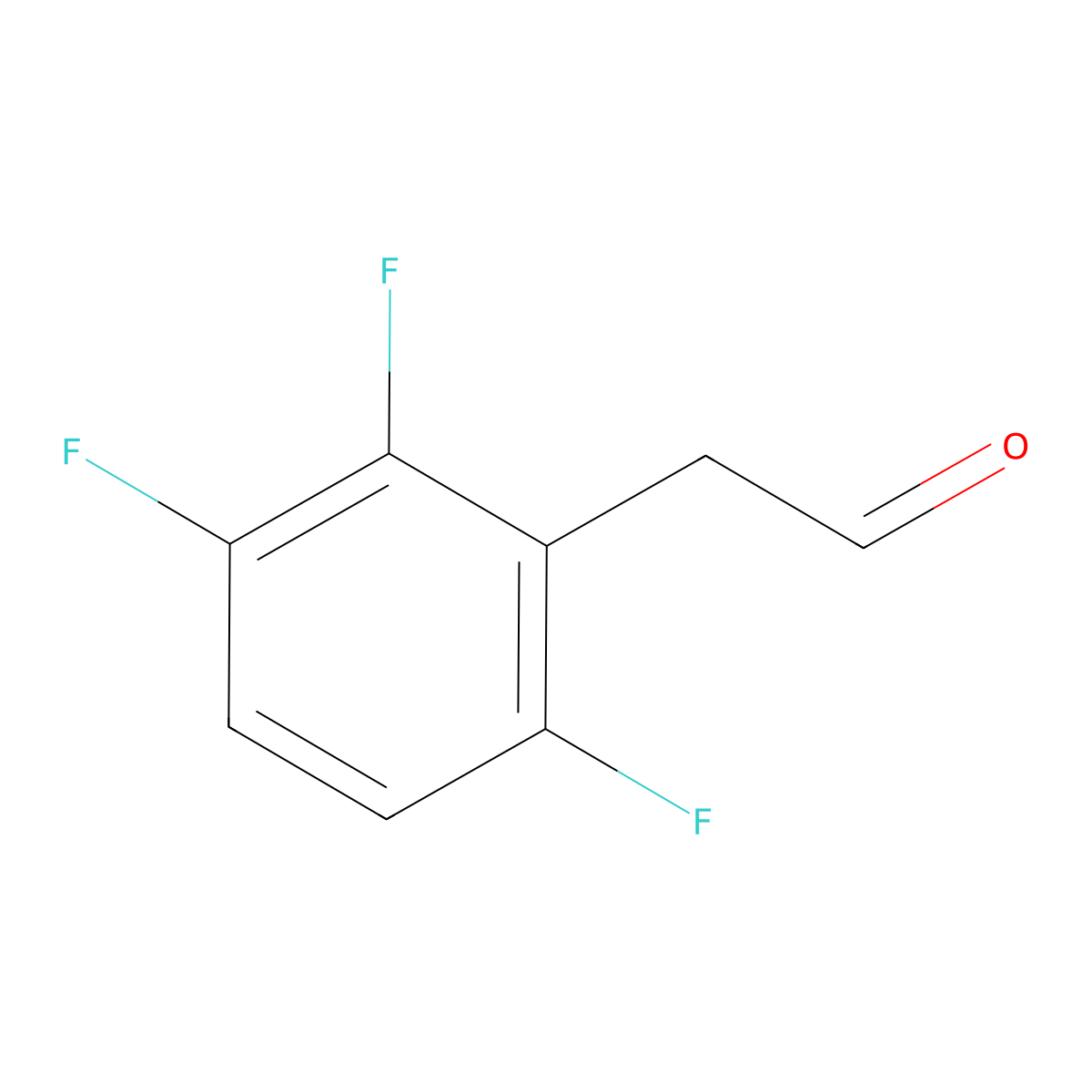(2,3,6-Trifluorophenyl)acetaldehyde molecular structure, CAS 1256477-66-3