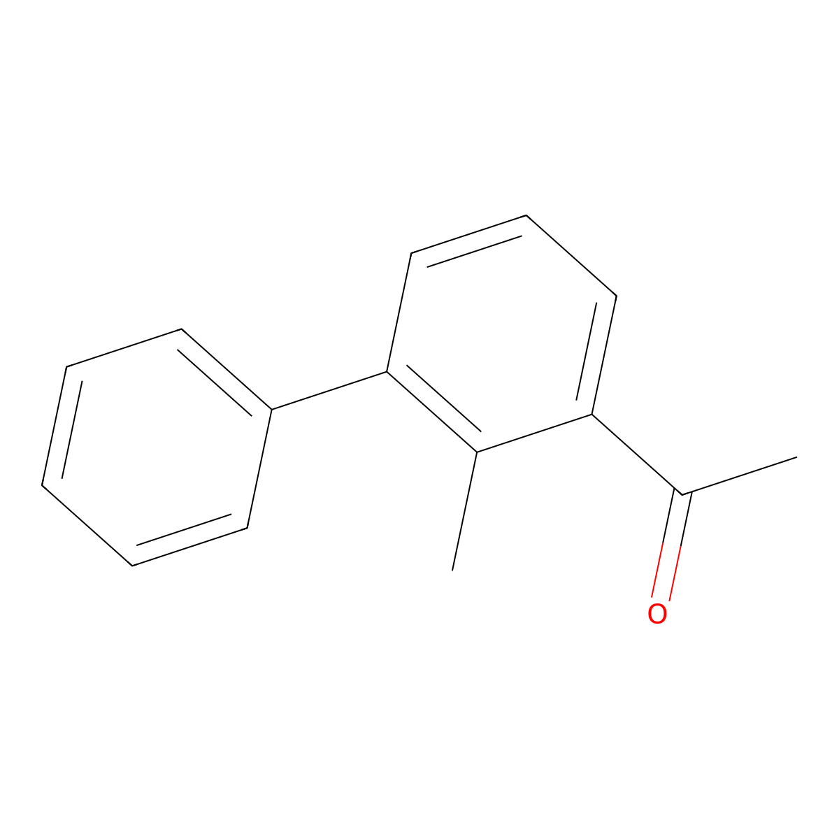 1-(2-Methyl-[1,1'-biphenyl]-3-yl)ethanone molecular structure, CAS 1256479-48-7