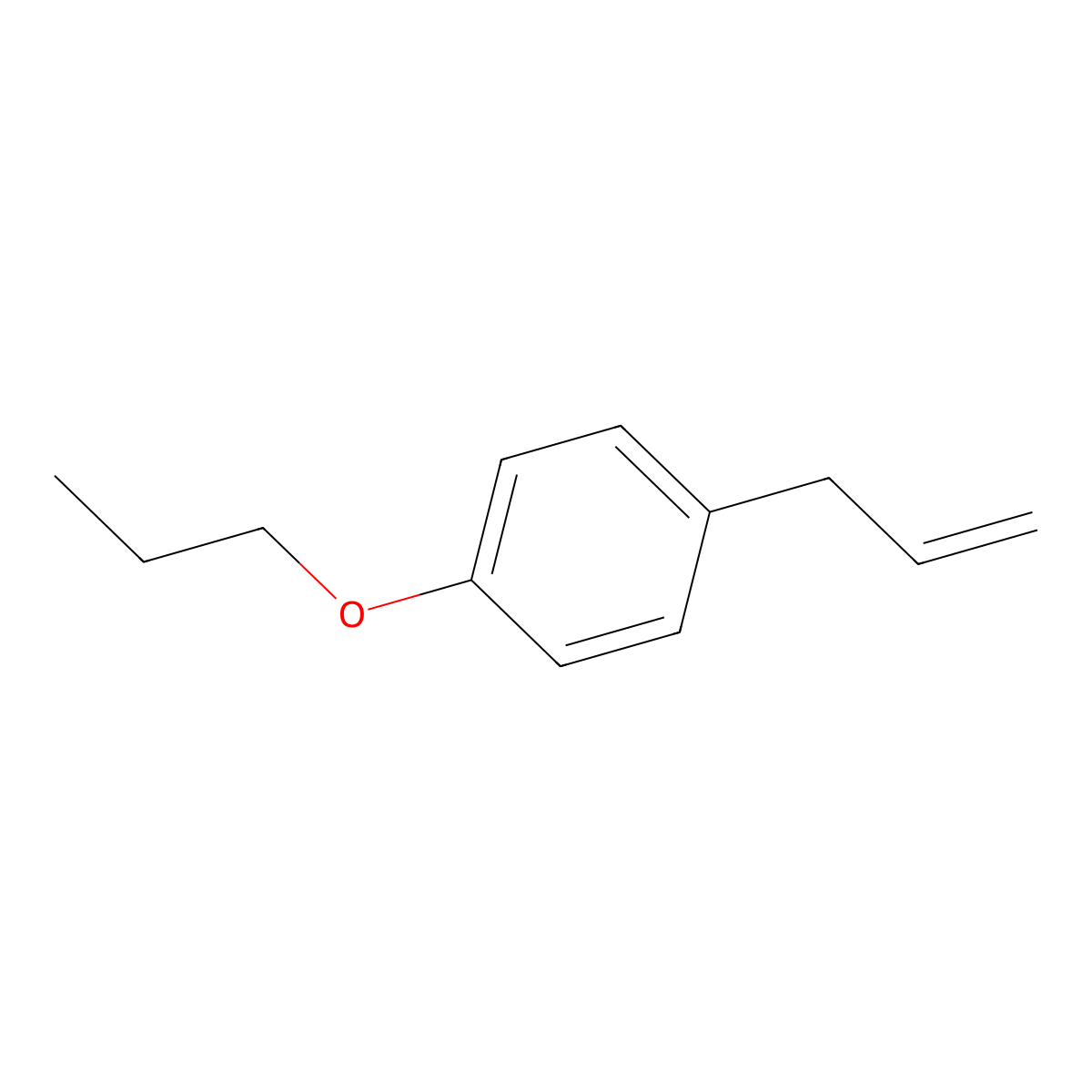 3-(4-n-Propoxyphenyl)-1-propene molecular structure, CAS 1256479-68-1