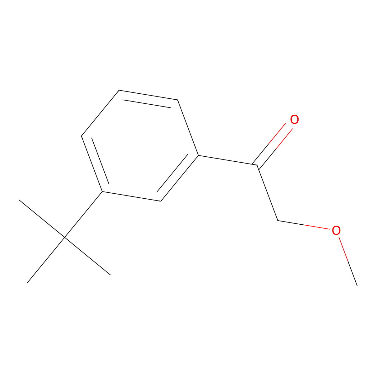 1-(3-(Tert-butyl)phenyl)-2-methoxyethanone molecular structure, CAS 1256481-57-8