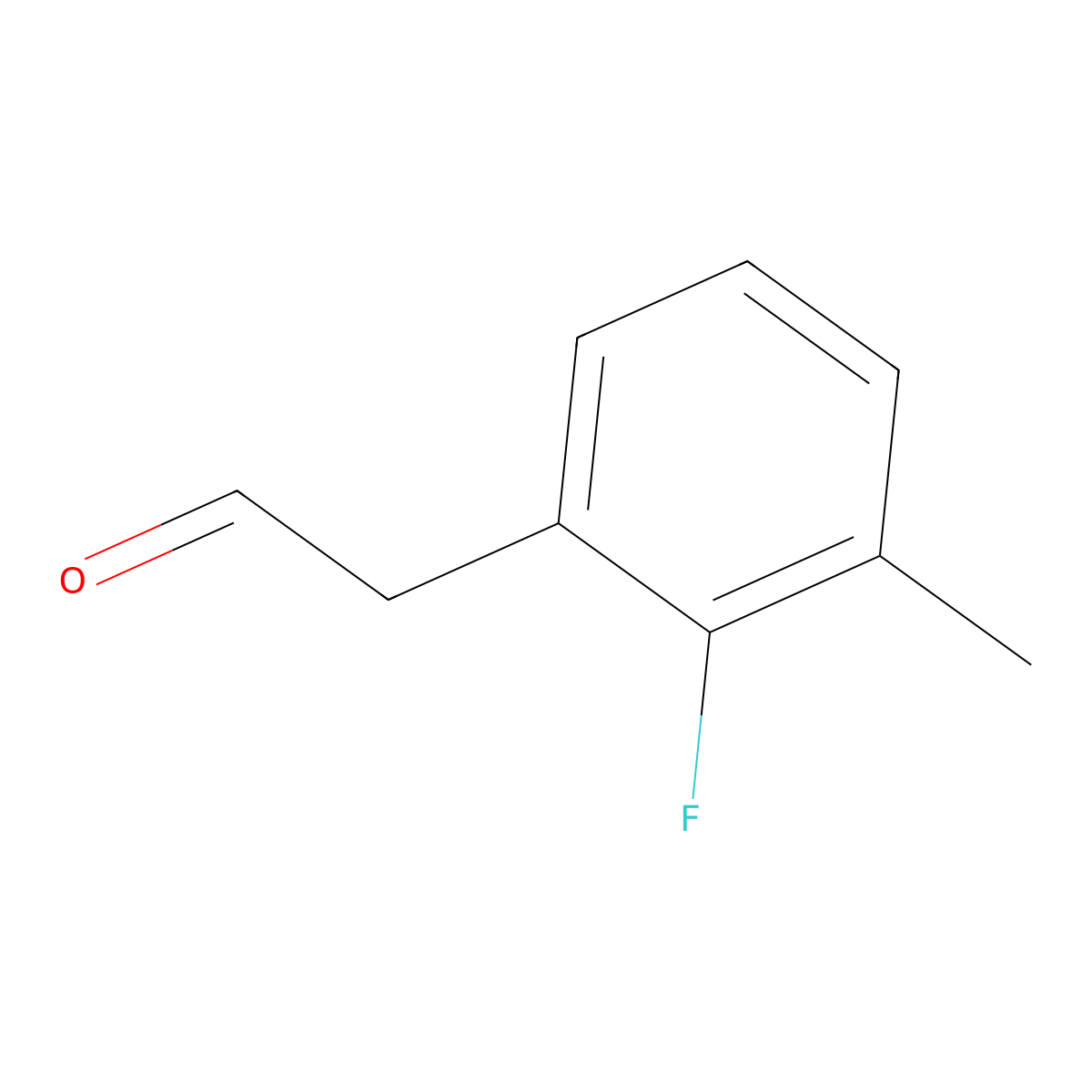 2-(2-Fluoro-3-methylphenyl)acetaldehyde molecular structure, CAS 1256482-27-5