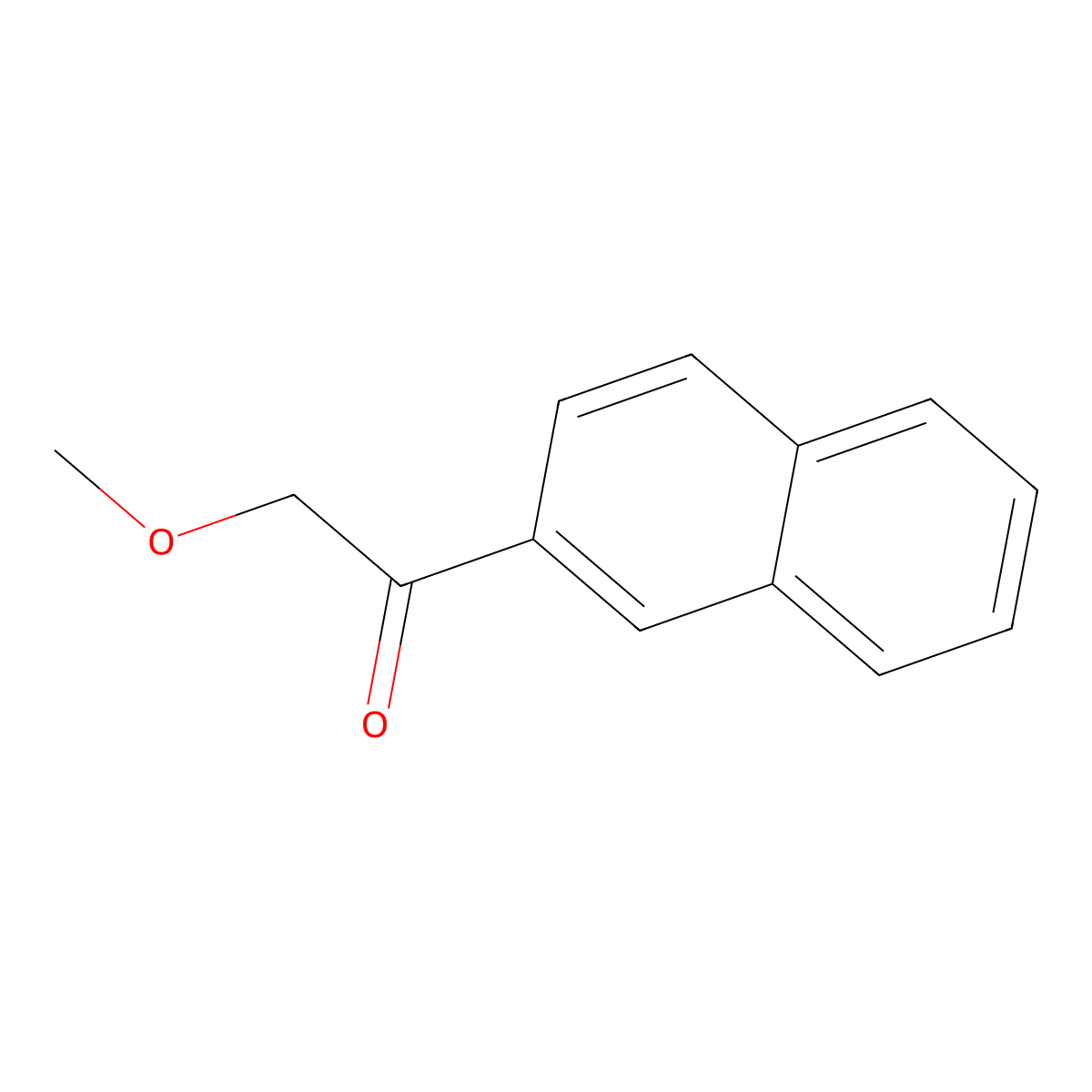 2-Methoxy-1-(2-naphthalenyl)ethanone molecular structure, CAS 1256482-51-5
