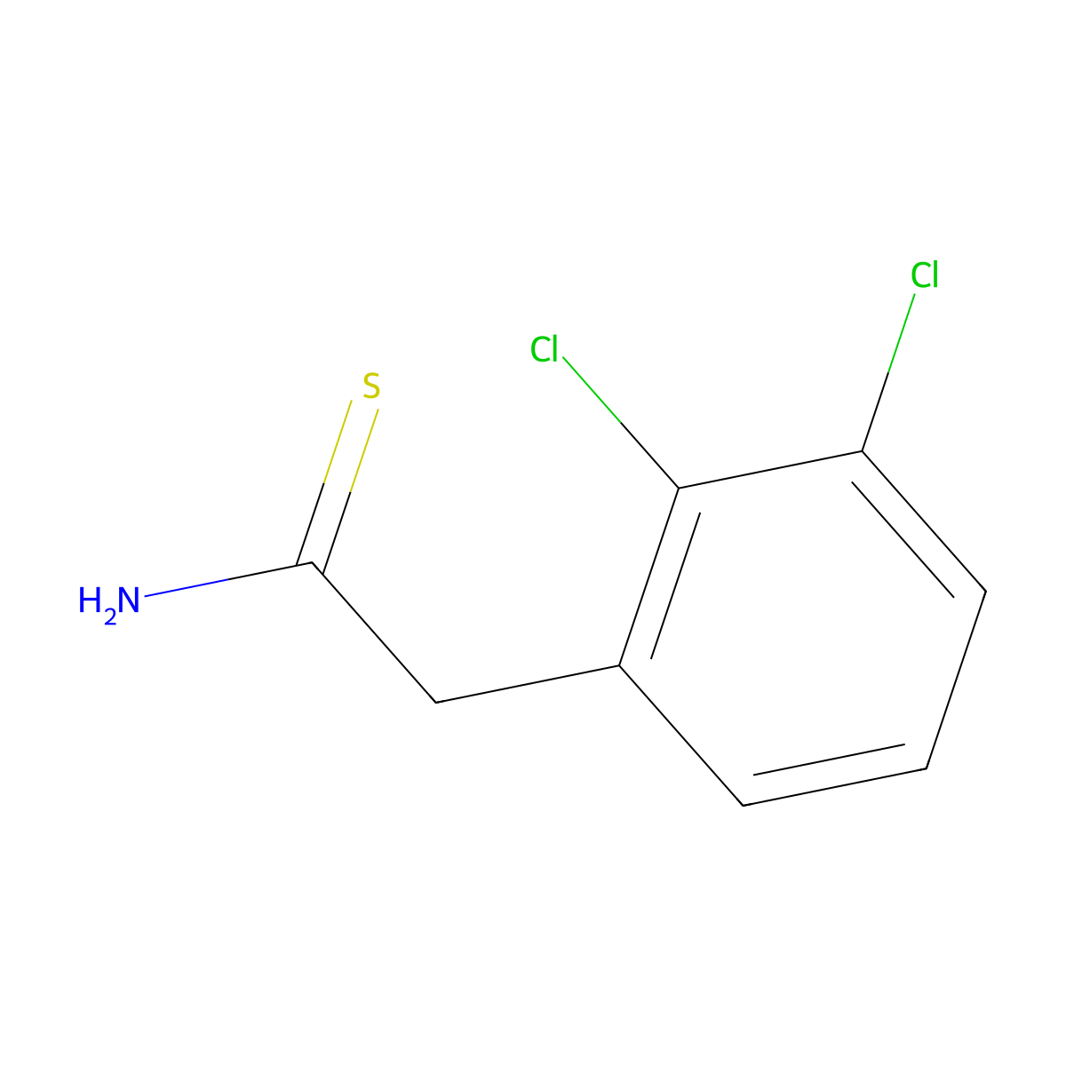 2-(2,3-Dichlorophenyl)thioacetamide molecular structure, CAS 1256483-20-1