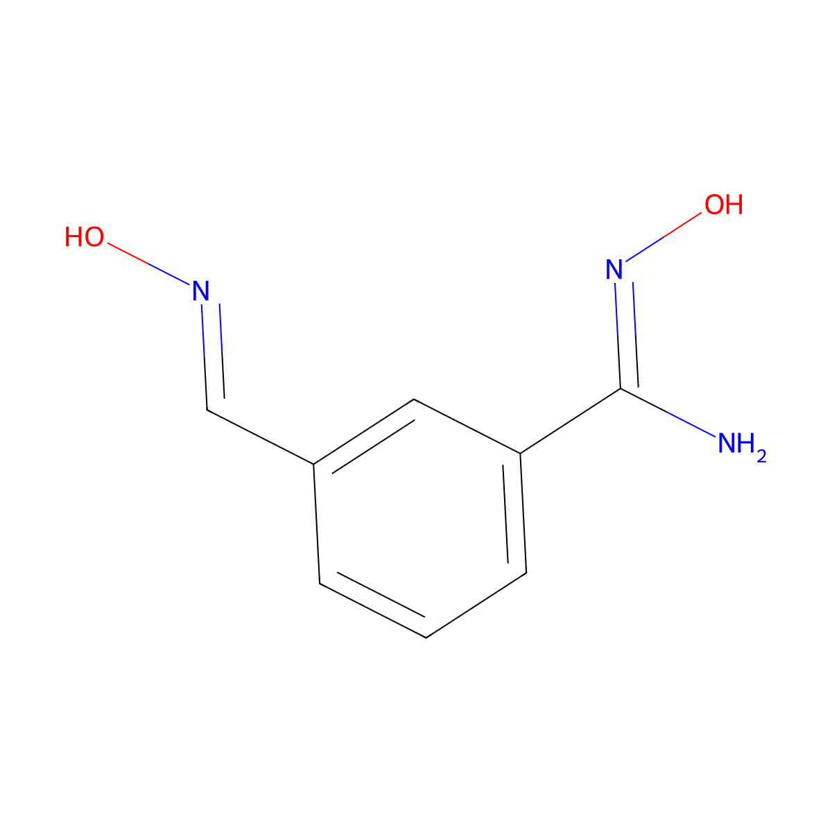 3-(Hydroxyiminomethyl)benzamidoxime molecular structure, CAS 1256486-34-6