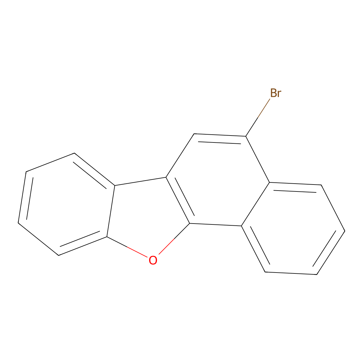 5-Bromonaphtho[1,2-b]benzofuran molecular structure, CAS 1256544-17-8