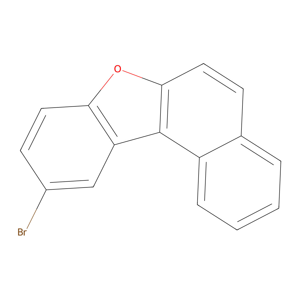 10-Bromonaphtho[2,1-b]benzofuran molecular structure, CAS 1256544-20-3