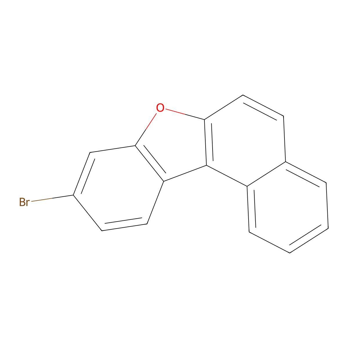 9-Bromonaphtho[2,1-b]benzofuran molecular structure, CAS 1256544-27-0