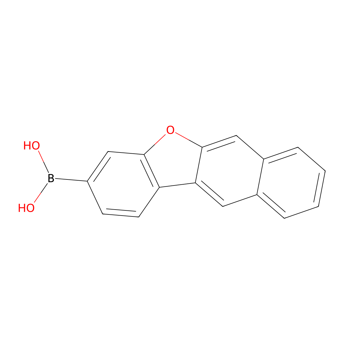 Naphtho[2,3-B]benzofuran-3-ylboronic acid molecular structure, CAS 1256544-33-8