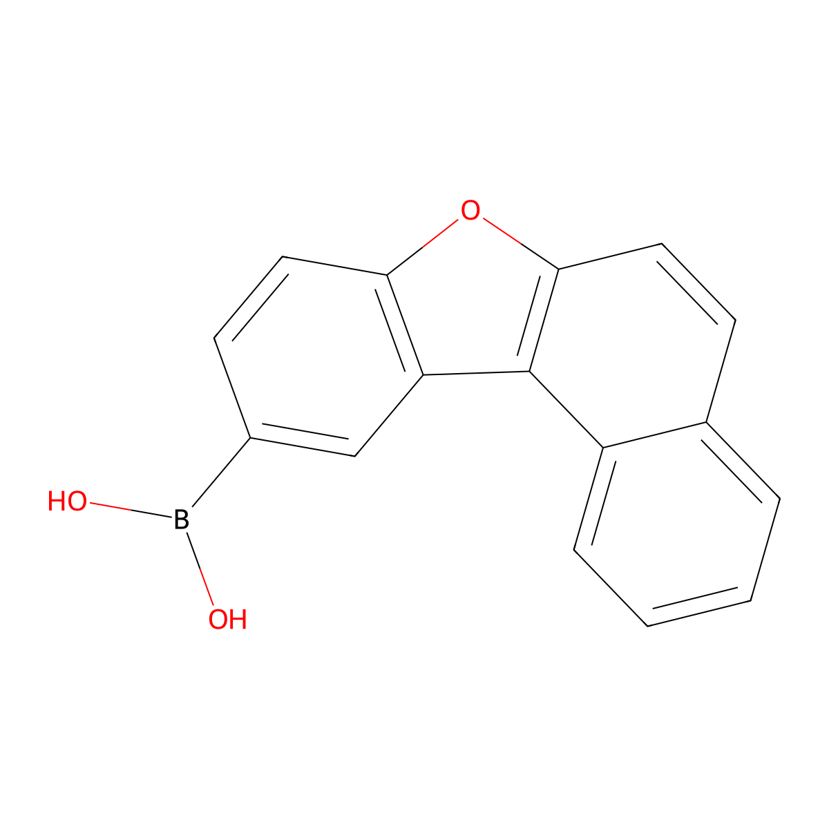 Naphtho[2,1-b]benzofuran-10-ylboronic acid molecular structure, CAS 1256544-74-7