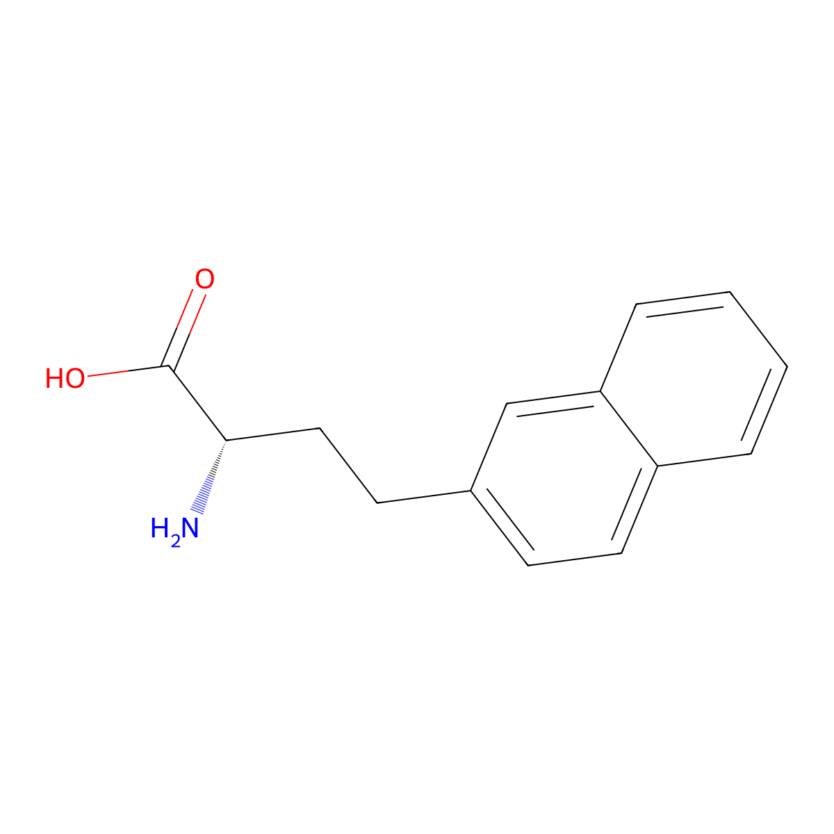 (S)-2-Amino-4-(naphthalen-2-YL)butanoic acid molecular structure, CAS 1256629-13-6