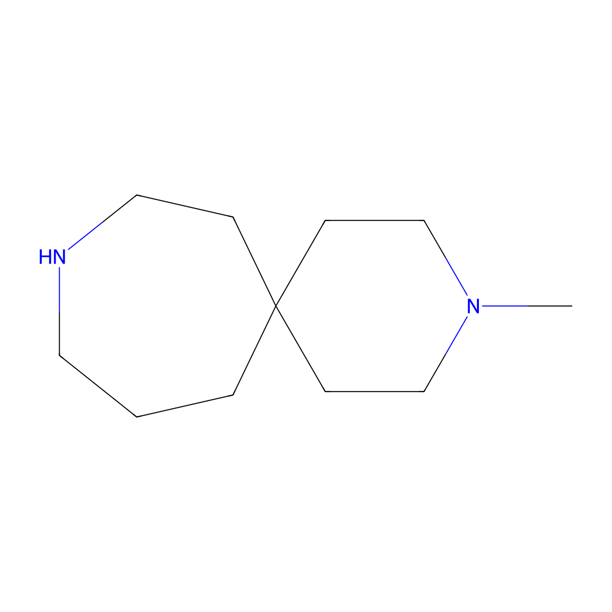 3-Methyl-3,9-diazaspiro[5.6]dodecane molecular structure, CAS 1256643-45-4