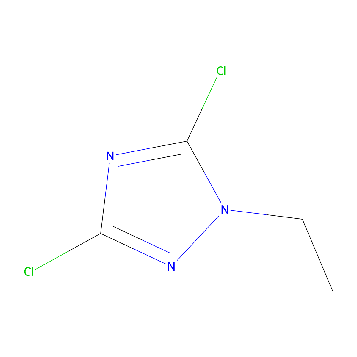 3,5-Dichloro-1-ethyl-1H-1,2,4-triazole molecular structure, CAS 1256643-69-2
