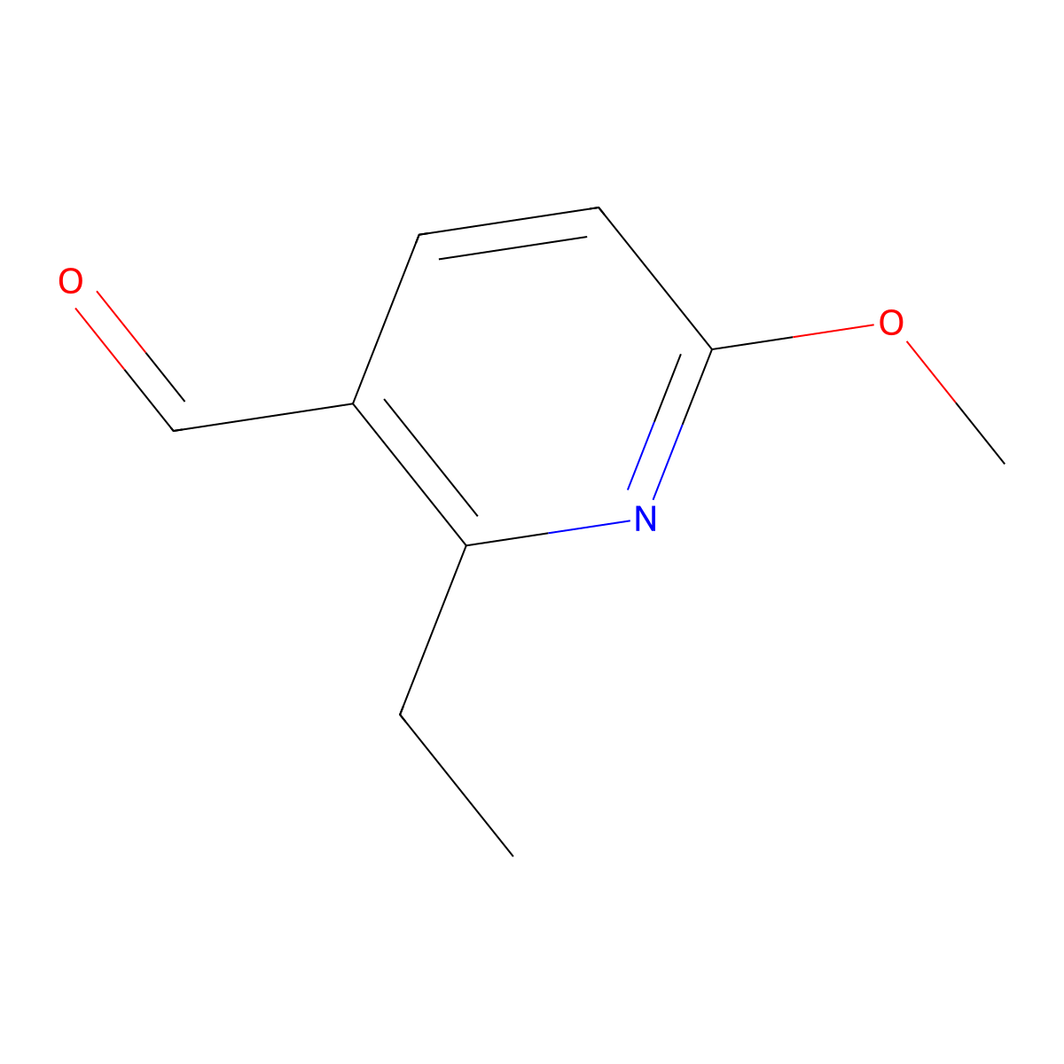 2-Ethyl-6-methoxynicotinaldehyde molecular structure, CAS 1256786-11-4