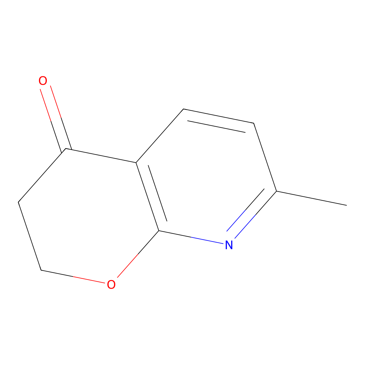 7-Methyl-2,3-dihydropyrano[2,3-b]pyridin-4-one molecular structure, CAS 1256789-80-6