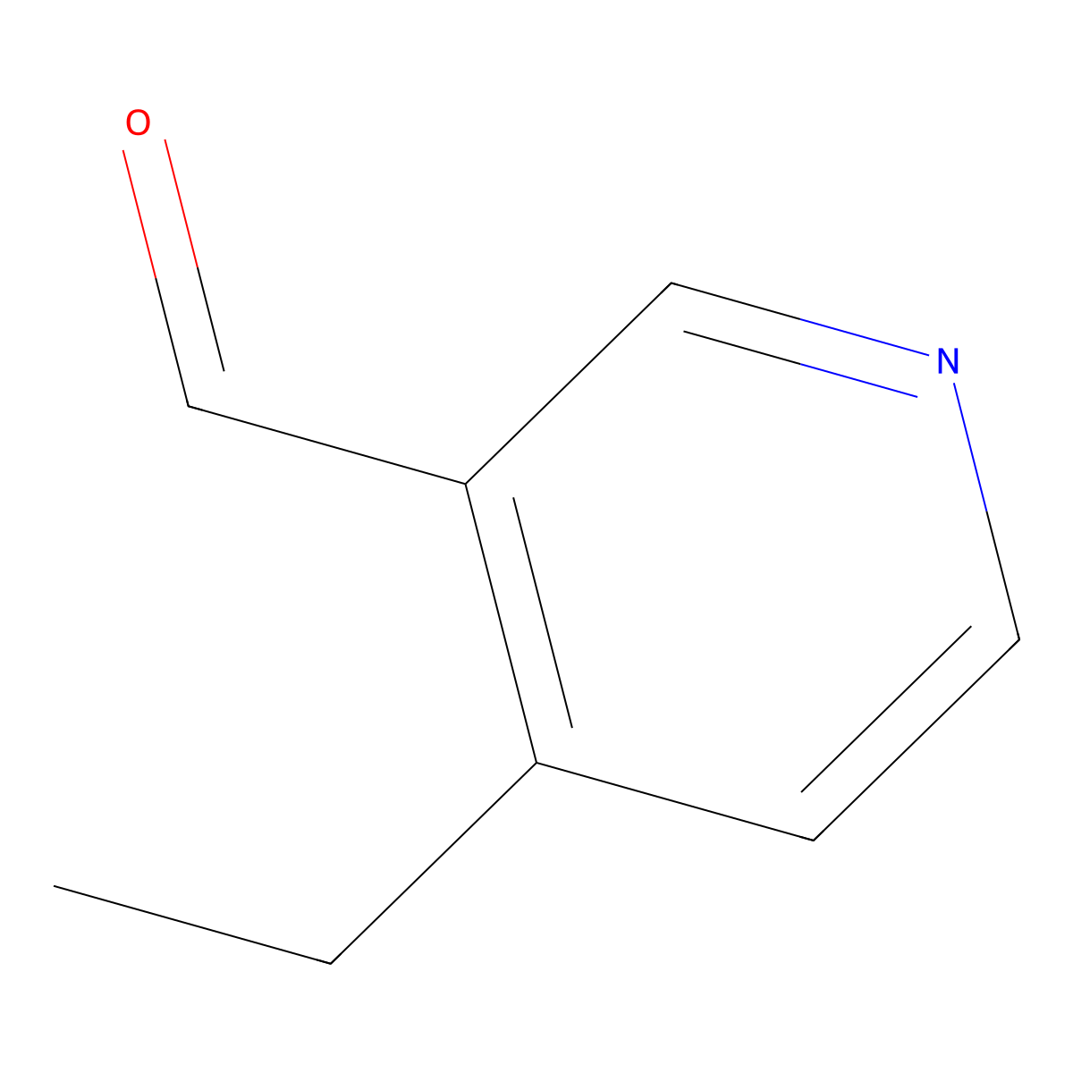 4-Ethylnicotinaldehyde molecular structure, CAS 1256805-27-2
