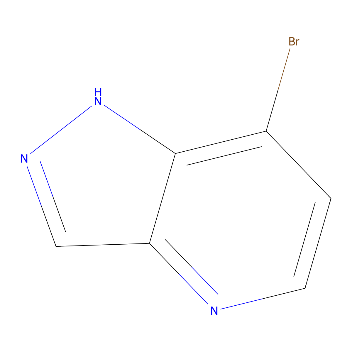 7-Bromo-1H-pyrazolo[4,3-b]pyridine molecular structure, CAS 1256806-33-3