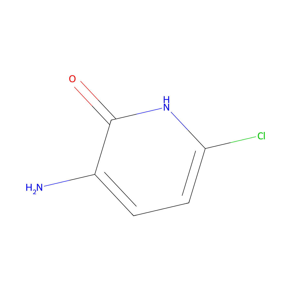 3-Amino-6-chloropyridin-2-ol molecular structure, CAS 1256808-08-8