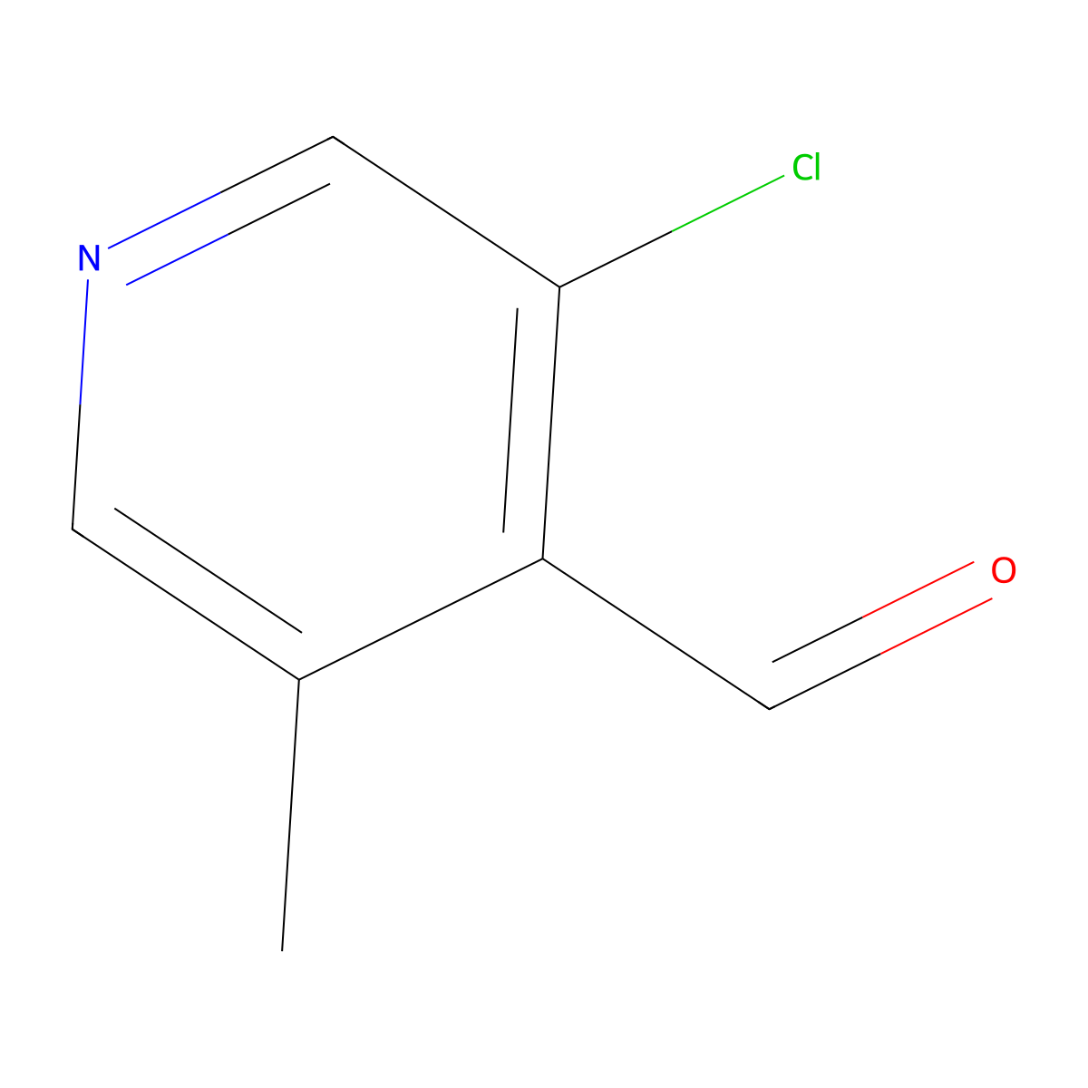 3-Chloro-5-methylisonicotinaldehyde molecular structure, CAS 1256812-64-2