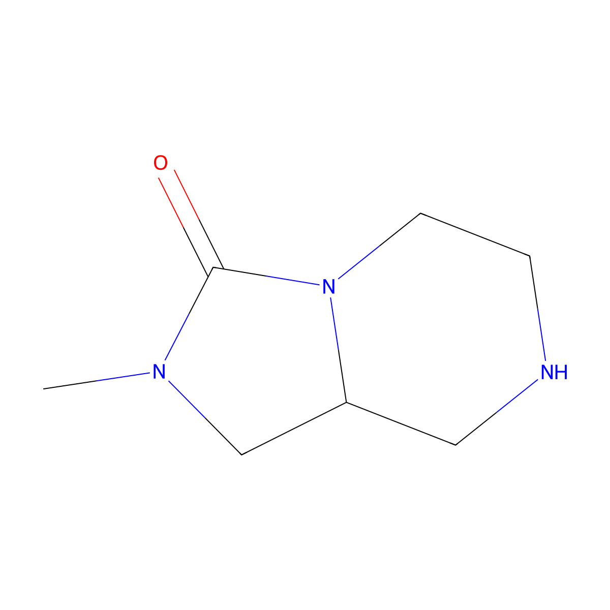 Hexahydro-2-methylimidazo[1,5-a]pyrazin-3-one molecular structure, CAS 1256815-08-3