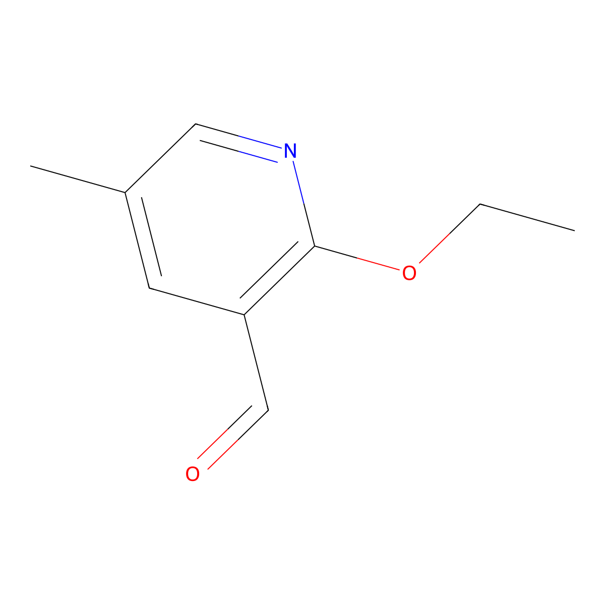 2-Ethoxy-5-methylnicotinaldehyde molecular structure, CAS 1256818-49-1