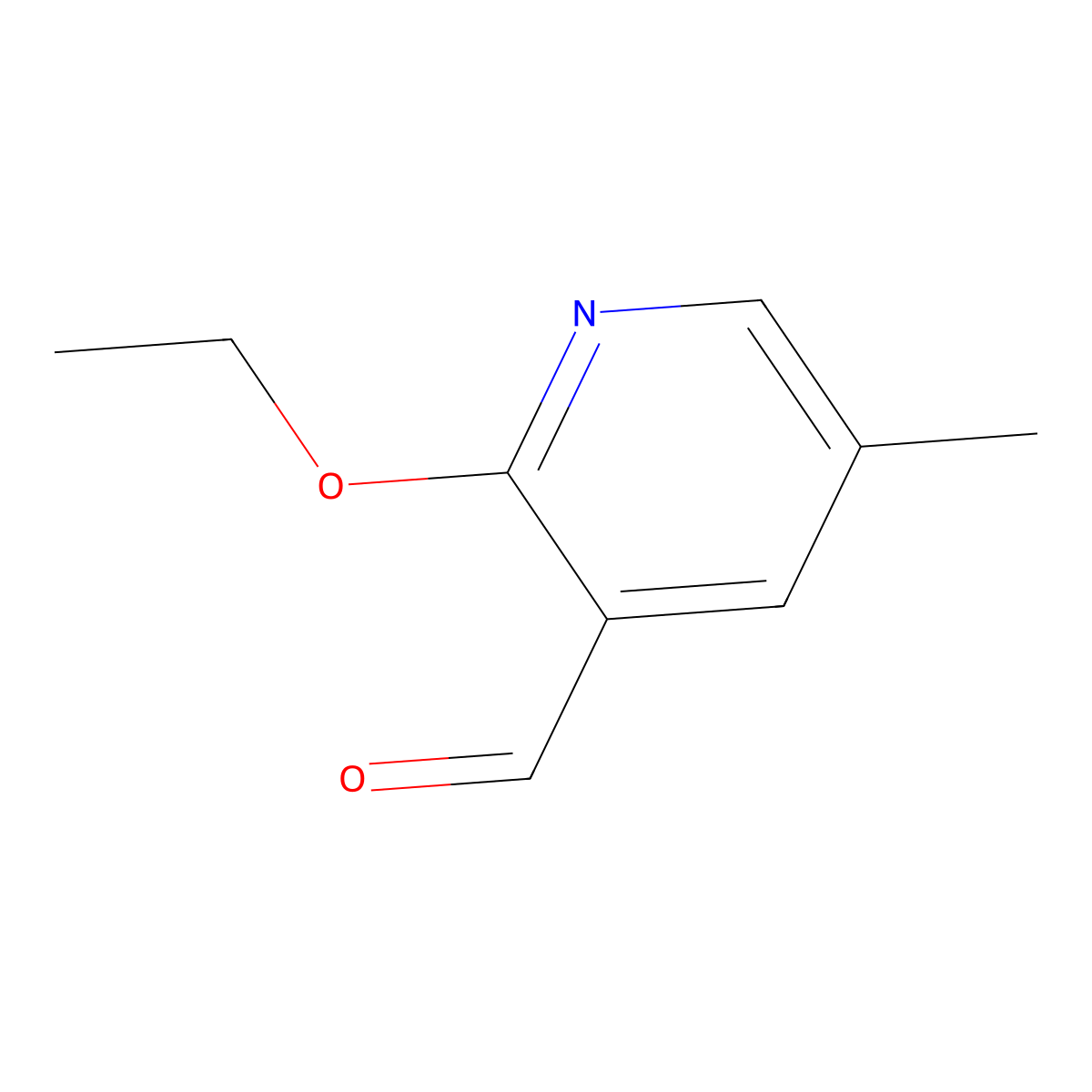 2-Ethoxy-5-methylnicotinaldehyde molecular structure, CAS 1256818-49-1