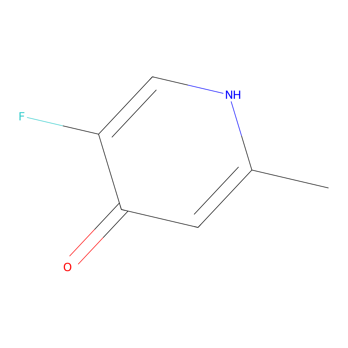 5-Fluoro-2-methylpyridin-4-OL molecular structure, CAS 1256819-26-7