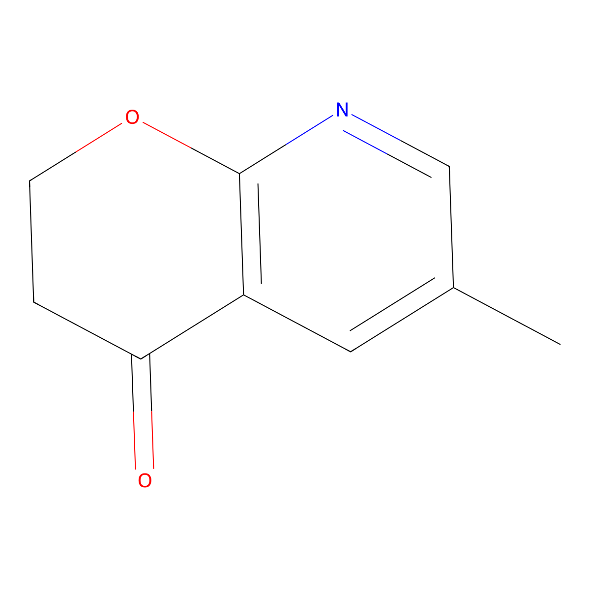 6-Methyl-2,3-dihydropyrano[2,3-b]pyridin-4-one molecular structure, CAS 1256825-12-3