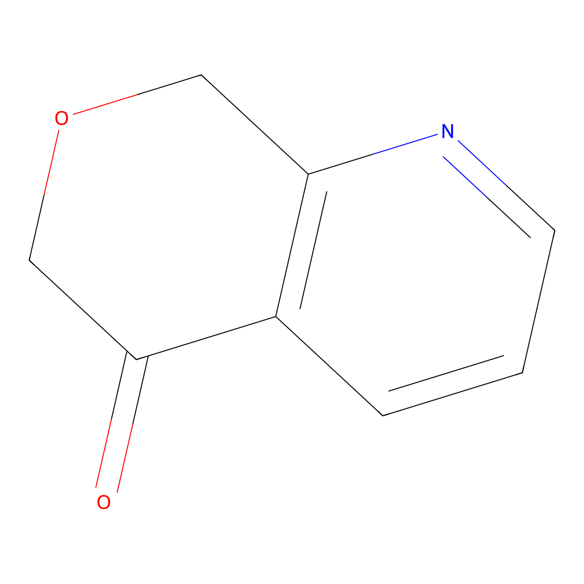 5H,6H,8H-pyrano[3,4-b]pyridin-5-one molecular structure, CAS 1256825-19-0