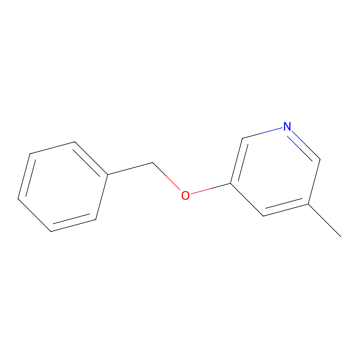 3-(Benzyloxy)-5-methylpyridine molecular structure, CAS 1256835-17-2