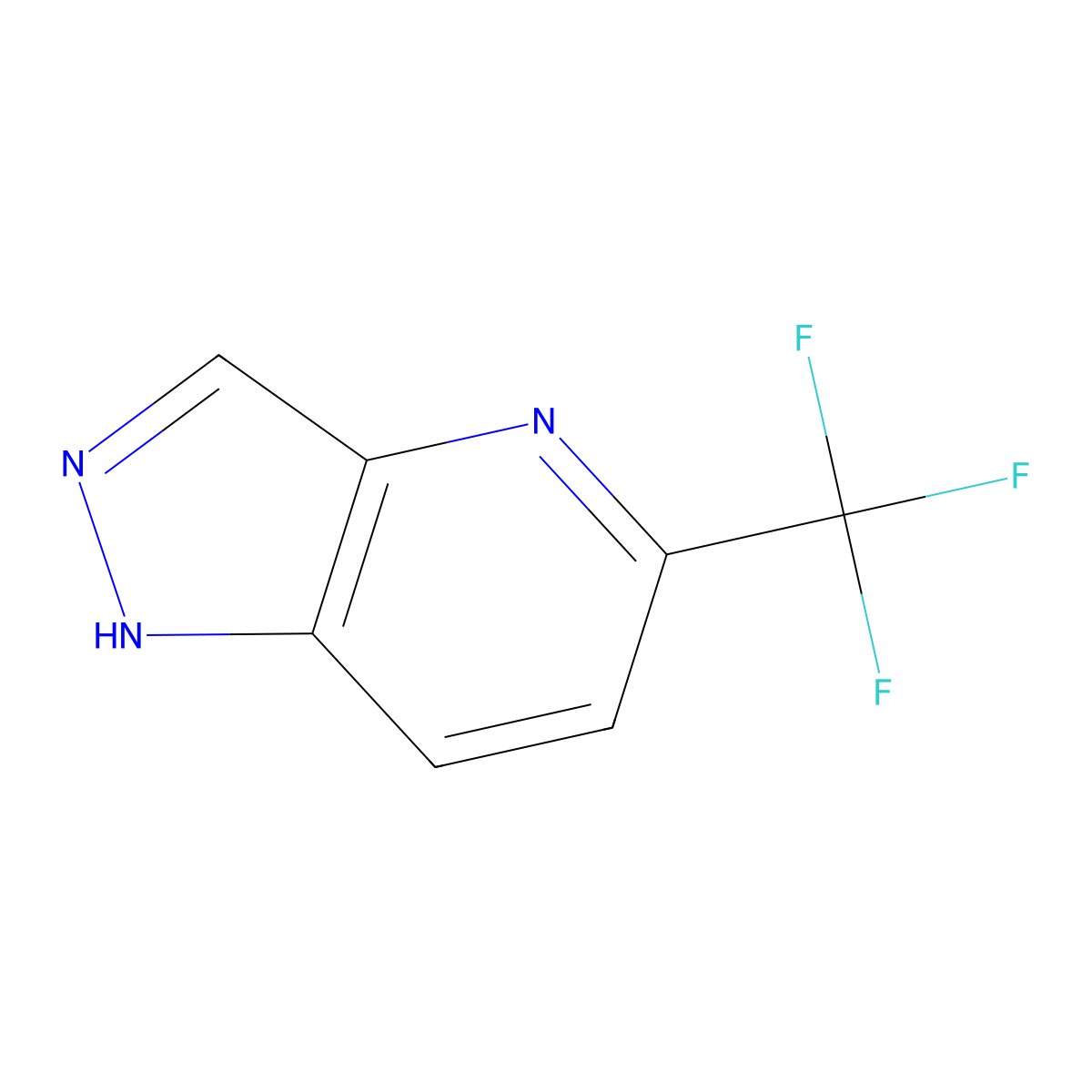 5-(Trifluoromethyl)-1H-pyrazolo[4,3-B]pyridine molecular structure, CAS 1256836-65-3