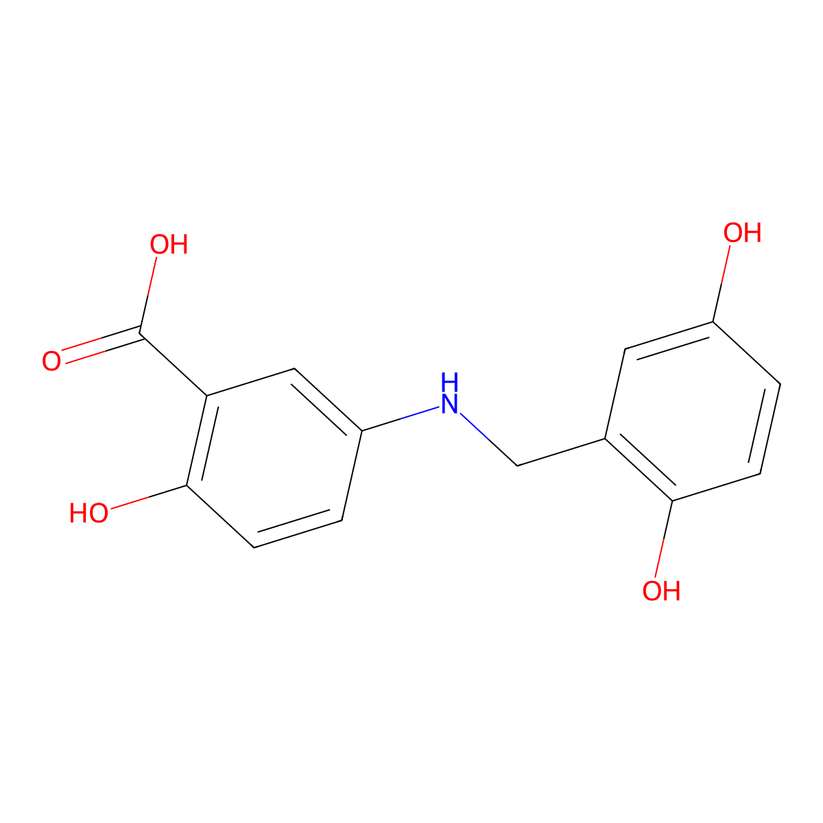Lavendustin C molecular structure, CAS 125697-93-0