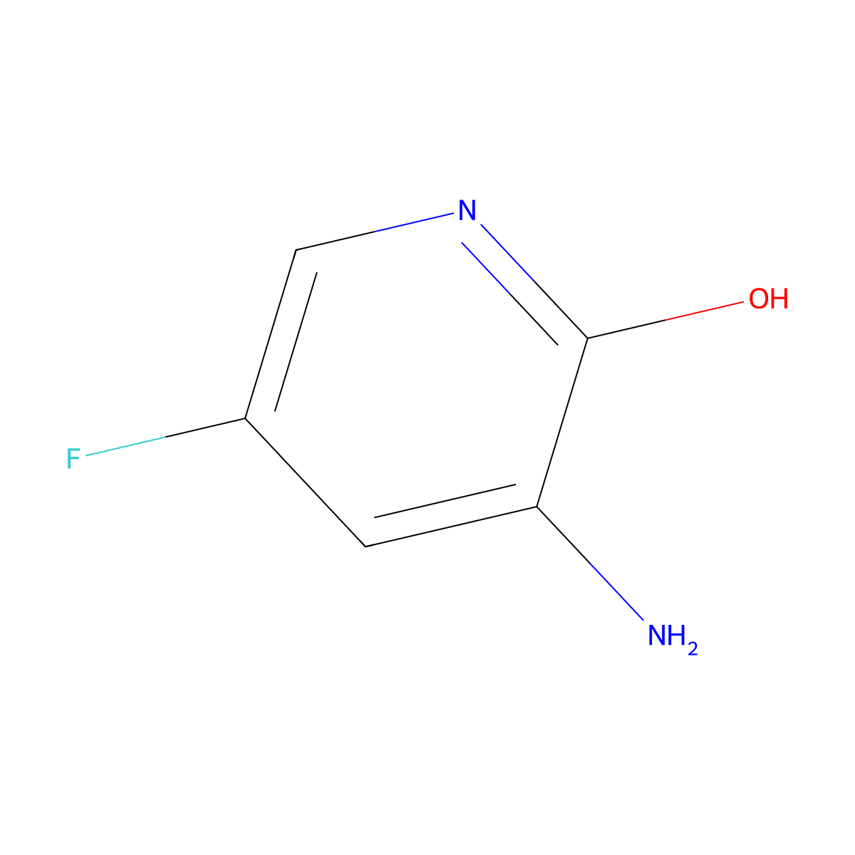 3-Amino-5-fluoropyridin-2-ol molecular structure, CAS 1257069-38-7