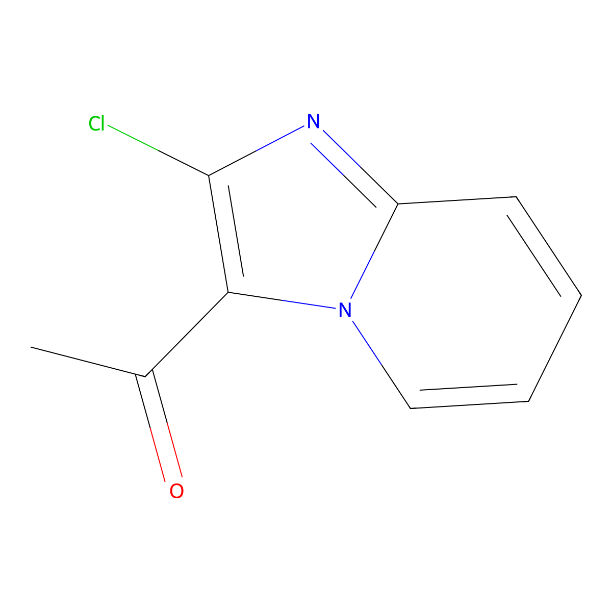 1-{2-Chloroimidazo[1,2-a]pyridin-3-yl}ethan-1-one molecular structure, CAS 1257078-14-0
