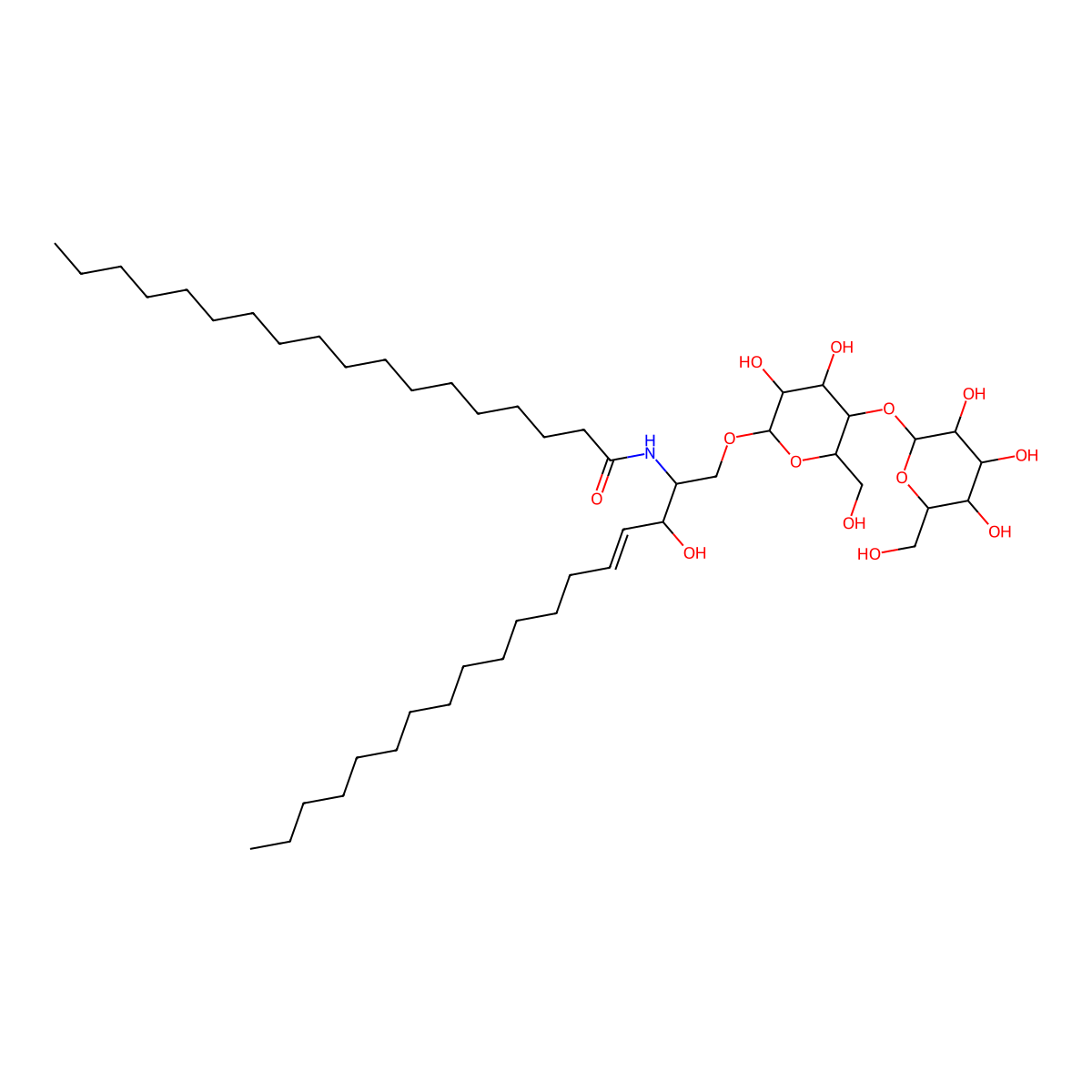 LacCer(d18:1/18:0) molecular structure, CAS 125712-73-4