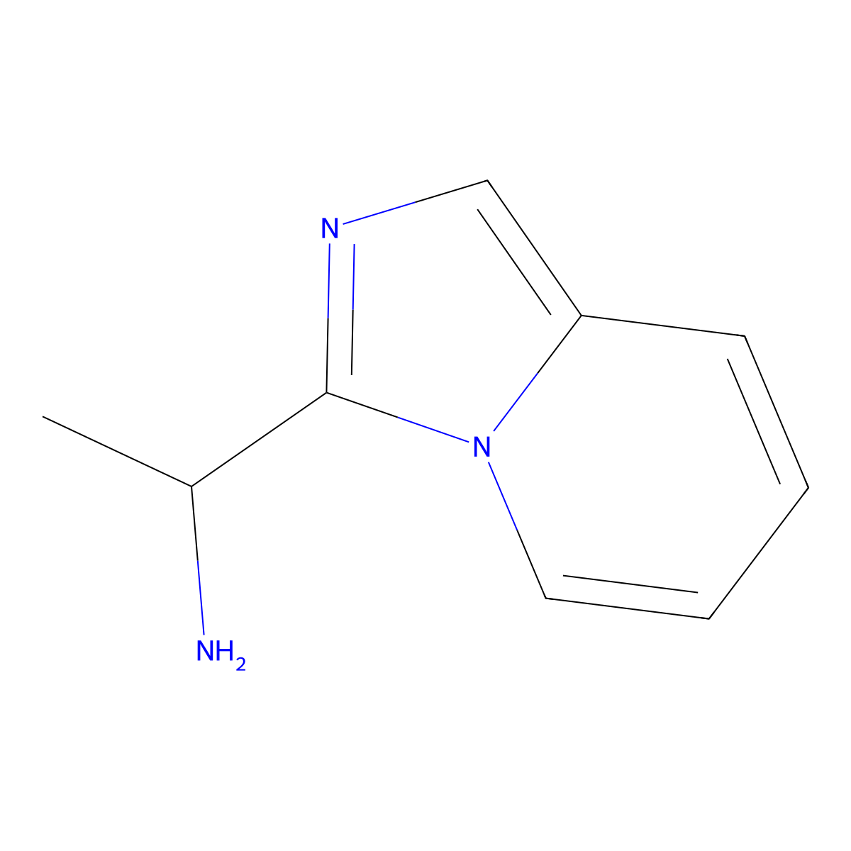 (1R)-1-{imidazo[1,5-a]pyridin-3-yl}ethan-1-amine molecular structure, CAS 1257203-93-2