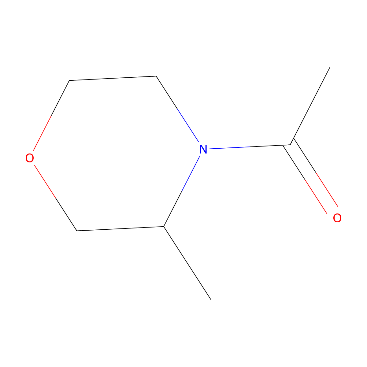 (R)-1-(3-Methylmorpholino)ethan-1-one molecular structure, CAS 1257237-31-2
