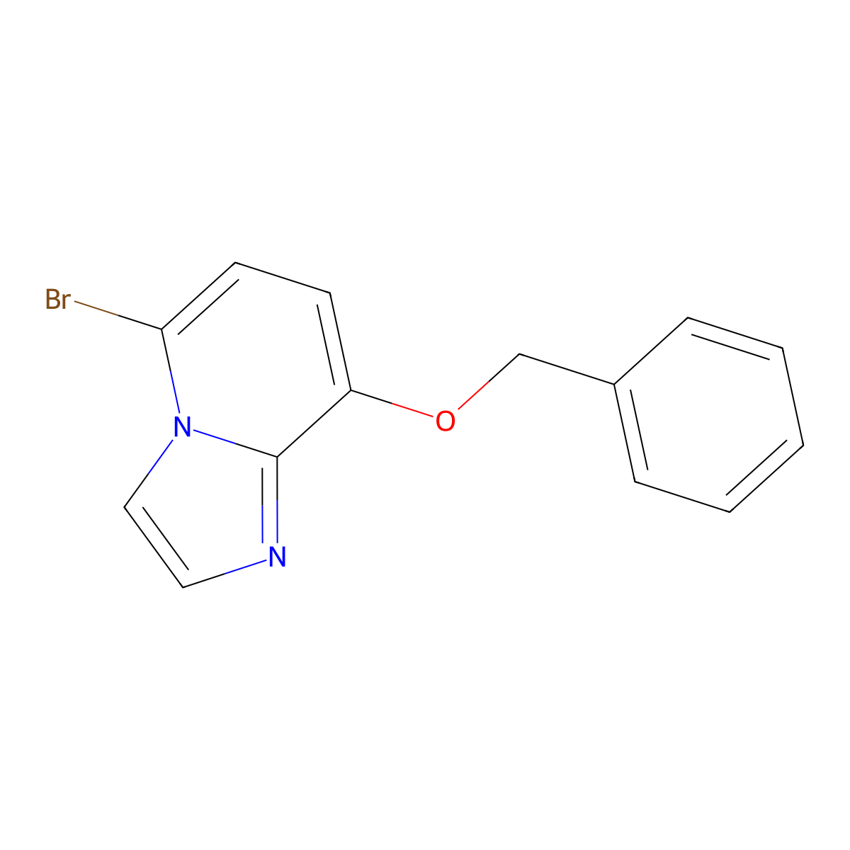 8-(Benzyloxy)-5-bromoimidazo[1,2-a]pyridine molecular structure, CAS 1257294-52-2