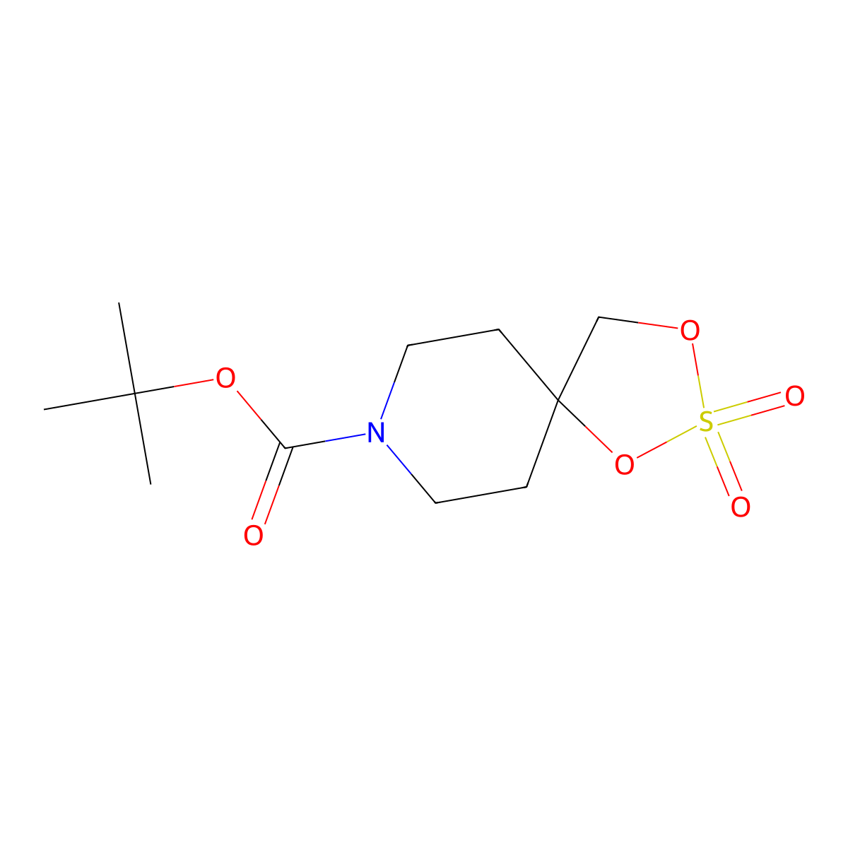 8-Boc-2,2-dioxo-1,3-dioxa-2-thia-8-azaspiro[4.5]decane molecular structure, CAS 1257300-52-9