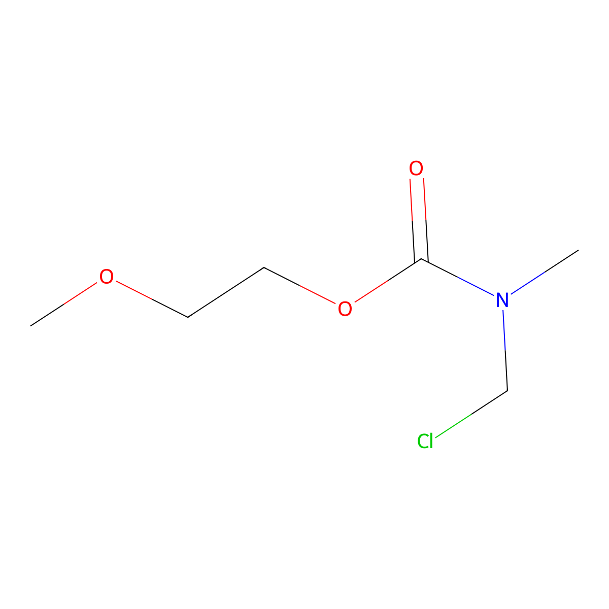 2-Methoxyethyl (chloromethyl)(methyl)carbamate molecular structure, CAS 1257322-73-8