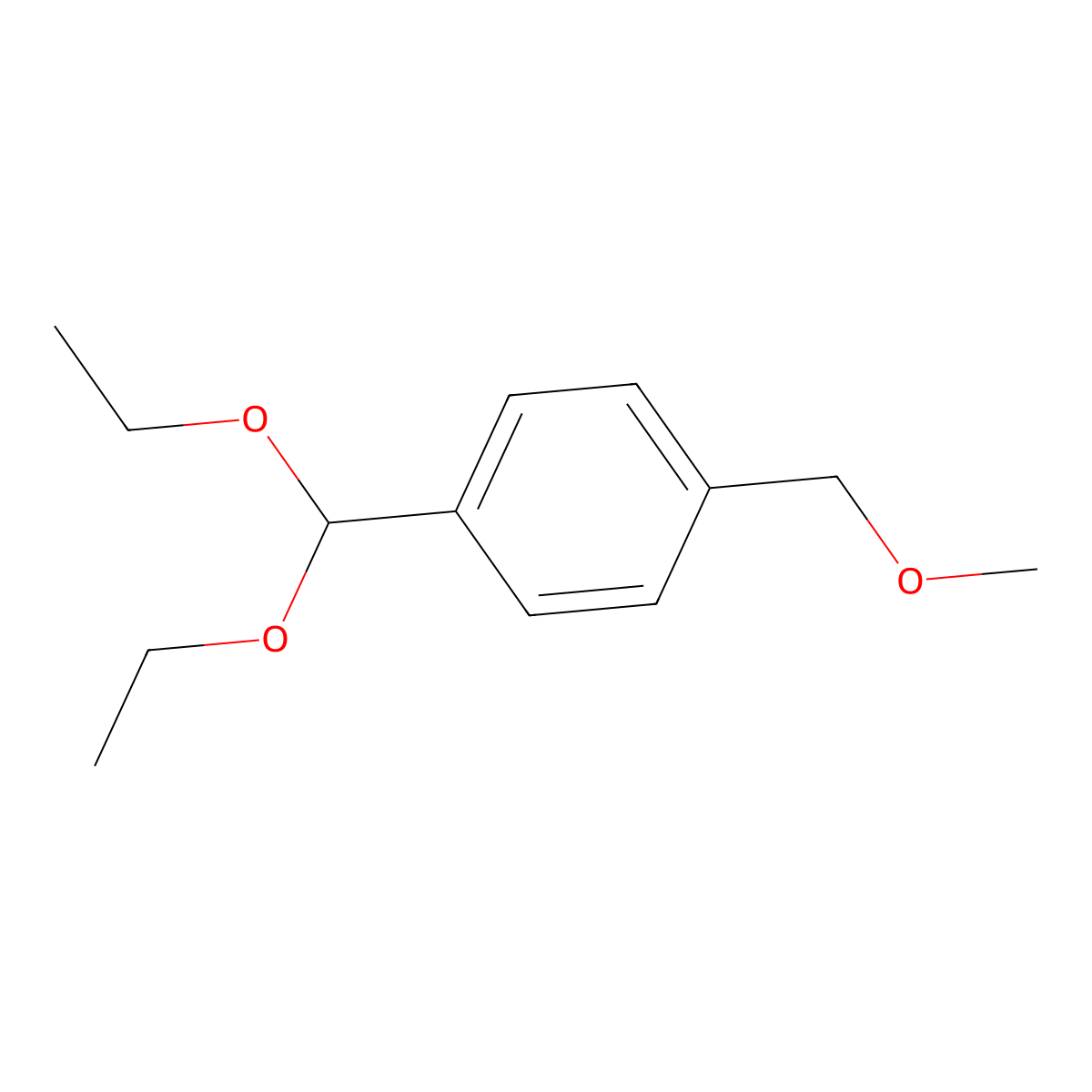 1-(Diethoxymethyl)-4-(methoxymethyl)benzene molecular structure, CAS 125734-45-4
