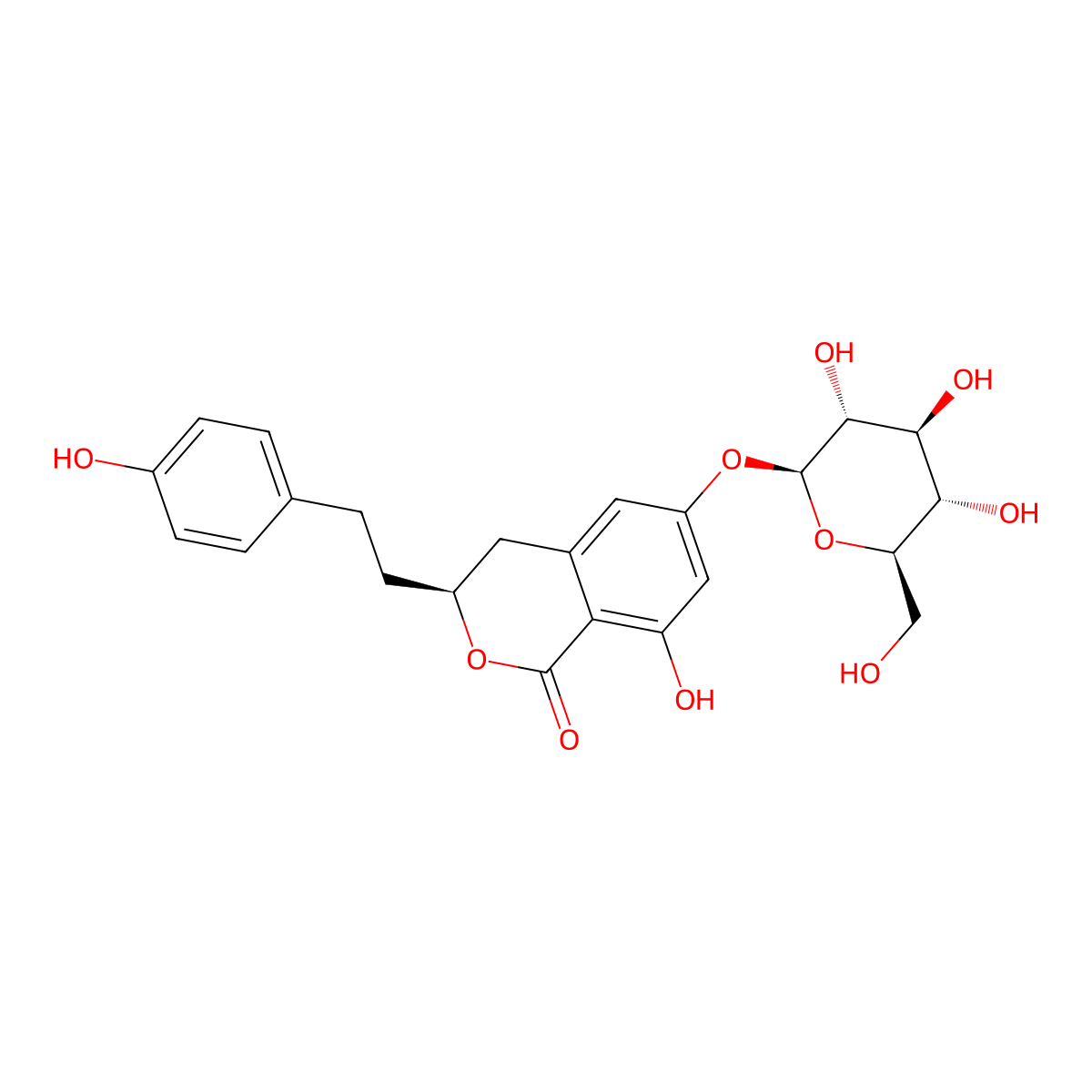 Demethylagrimonolide 6-O-glucoside molecular structure, CAS 1257408-55-1
