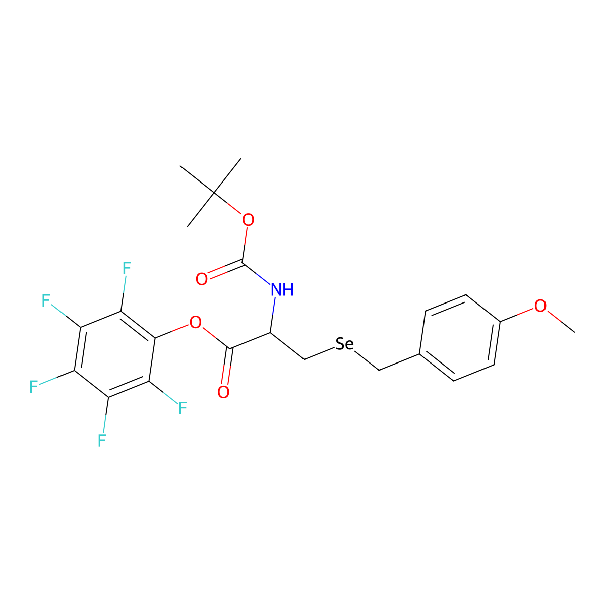 Boc-Sec(Mob)-OPfp molecular structure, CAS 1257525-48-6