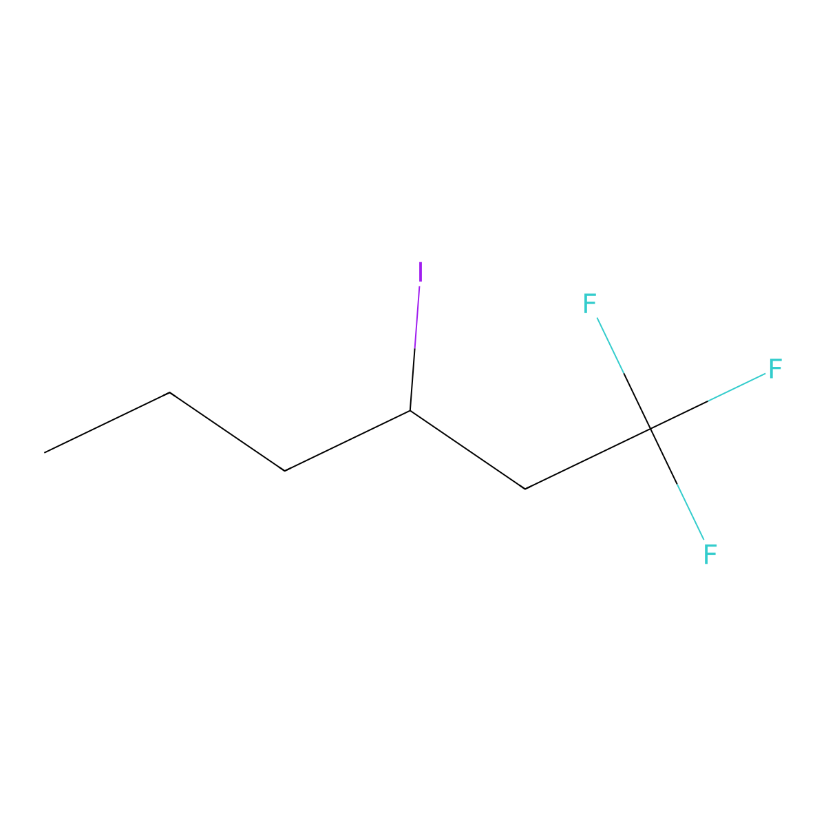 3-Iodo-1,1,1-trifluorohexane molecular structure, CAS 1257535-27-5